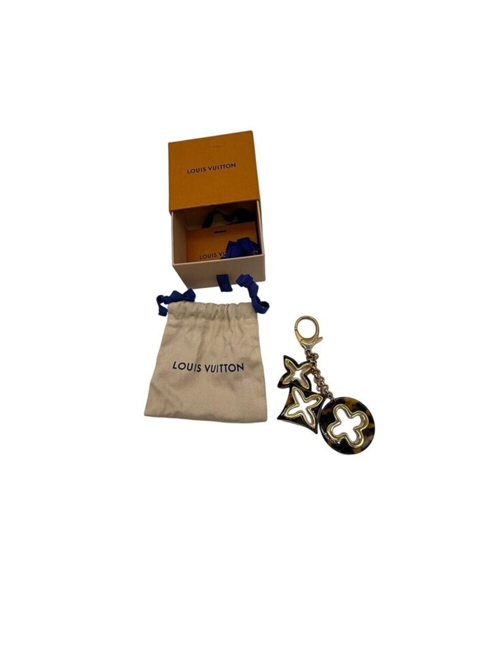 Louis Vuitton Fleur de Monogram Bag Charm & Key Holder | Full Set